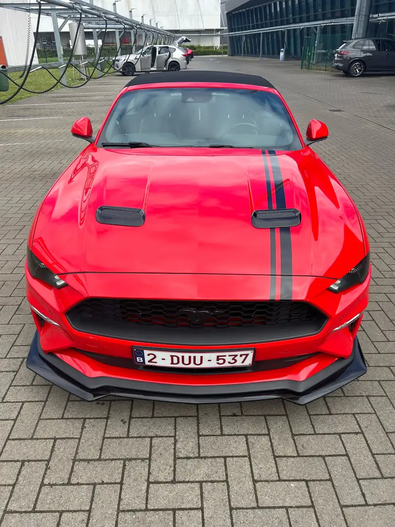 Ford Mustang Convertible 2.3 Eco Boost Rood - 1