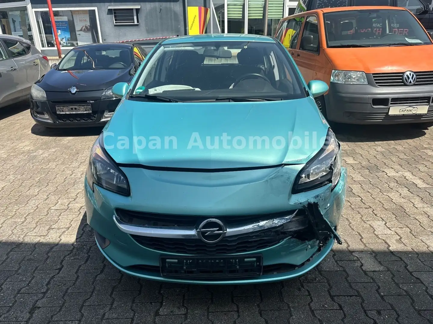 Opel Corsa E Edition Klima/SHZ/PDC/AHK/EURO6 Blau - 2