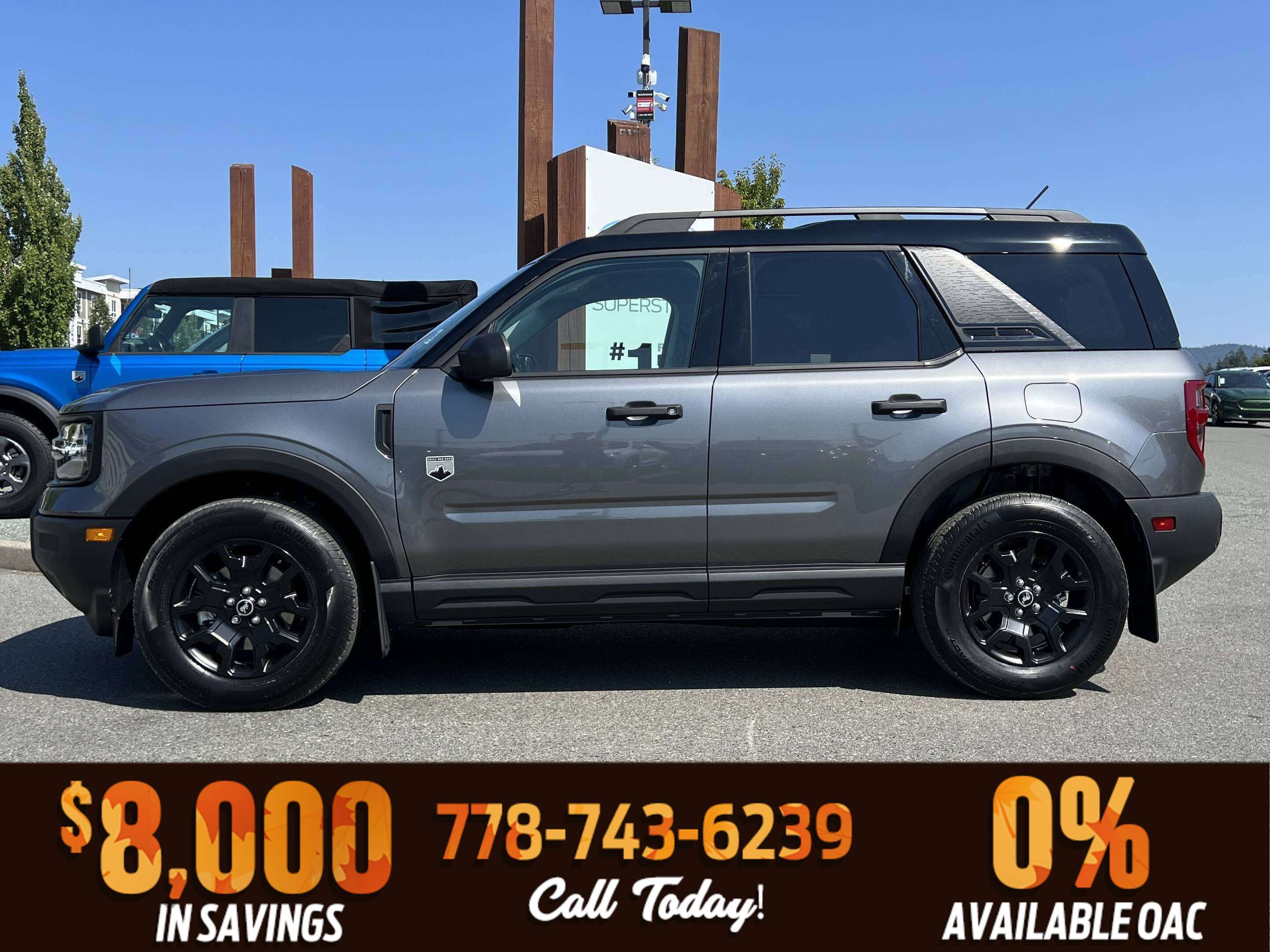 Gray 2026 Ford Bronco Sport SUV / Crossover All-Wheel Drive 8-Speed Automatic