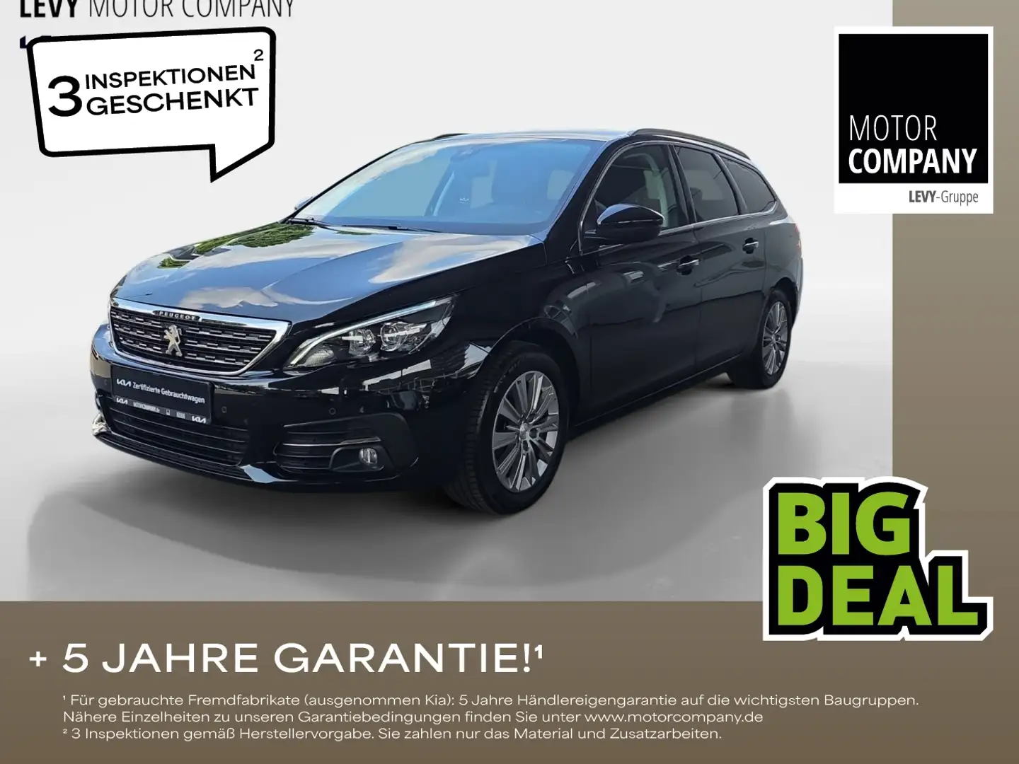 Peugeot 308 1.5 BlueHDi 130 FAP SW Allure FLA LM Navi Negru - 1