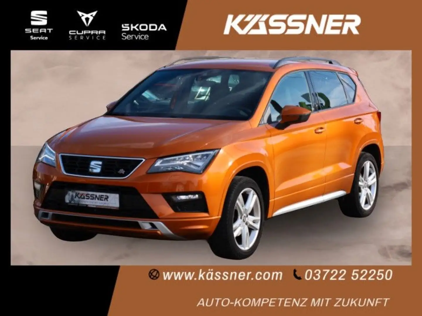 SEAT Ateca FR 1,5 TSI DSG *AHZV *DAB*Navi*Winterpaket Orange - 1