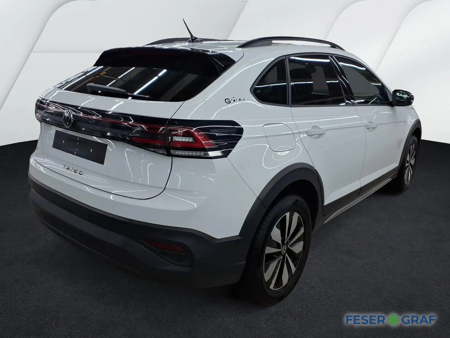 Volkswagen Taigo Goal 1.0 TSI ACC APP LED SHZ PDC Weiß - 2