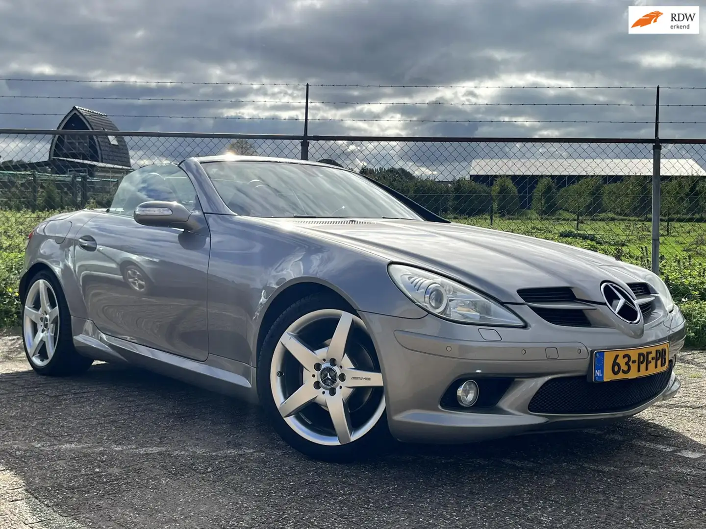 Mercedes-Benz SLK 200 Kompr AMG DEALER AUTO Airscraft Xenon Gris - 1