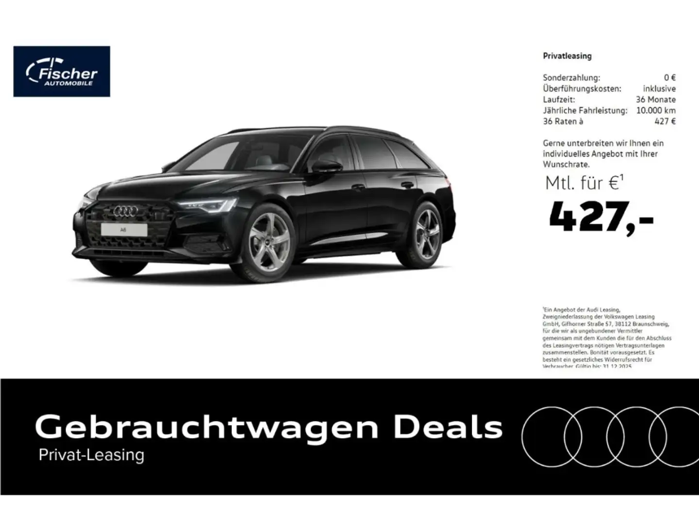 Audi A6 Avant 45 TDI quattro Advanced AHK/Matrix/19'' Schwarz - 1