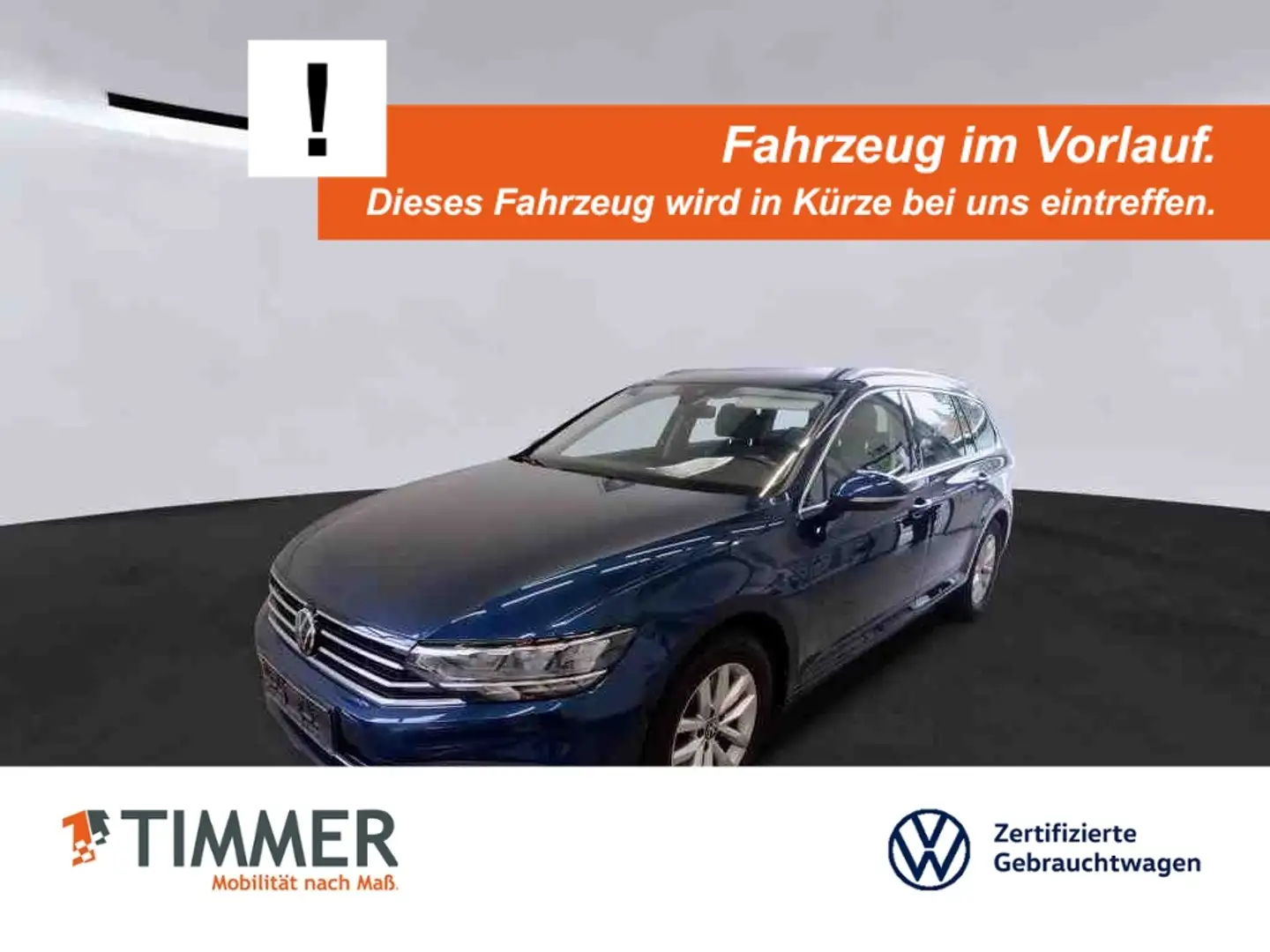Volkswagen Passat Variant 2.0 TDI DSG BUSINESS +LED +ACC +RKAM +NAVI +SHZ + Blau - 1