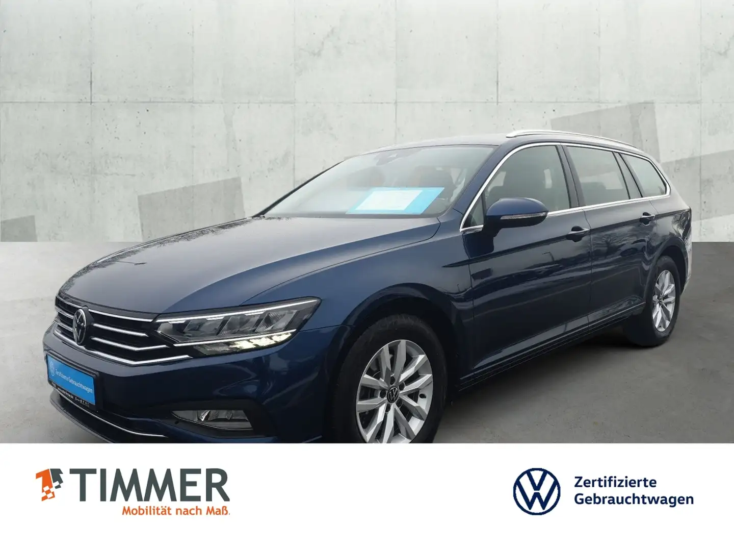 Volkswagen Passat Variant 2.0 TDI DSG BUSINESS +LED +ACC +RKAM +NAVI +SHZ + Blau - 1