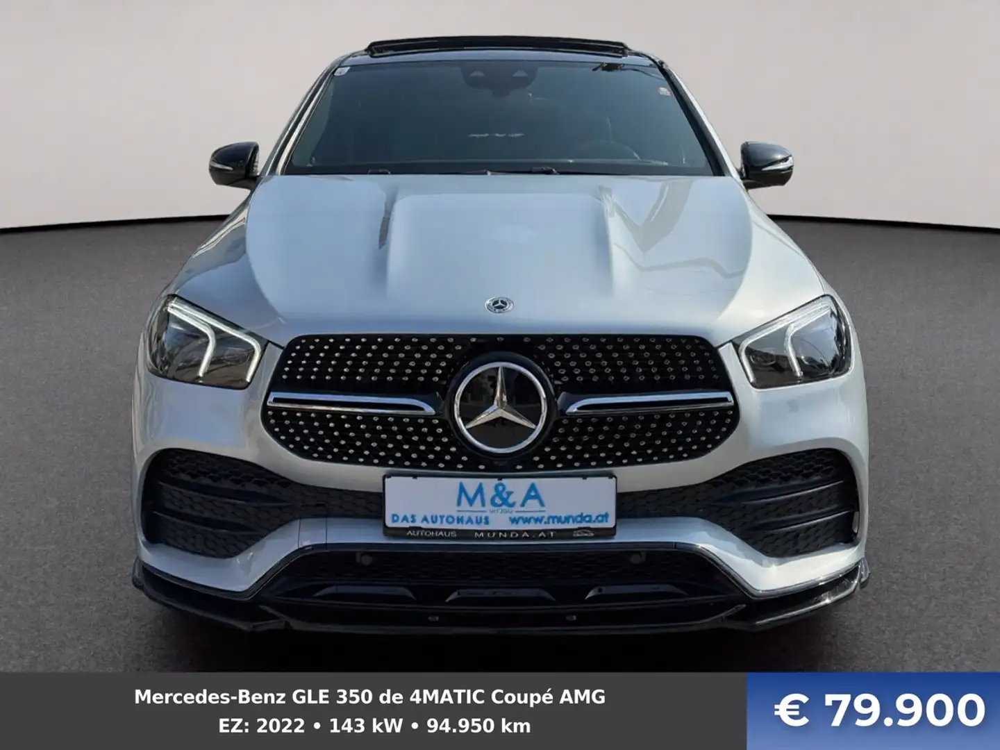 Mercedes-Benz GLE 350 de 4MATIC Coupé AMG *VOLL*GARANTIE2026 Grau - 2