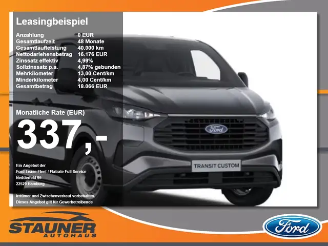 Ford Transit Custom Kasten 320L1 Trend PHEV AHK 0% Fin