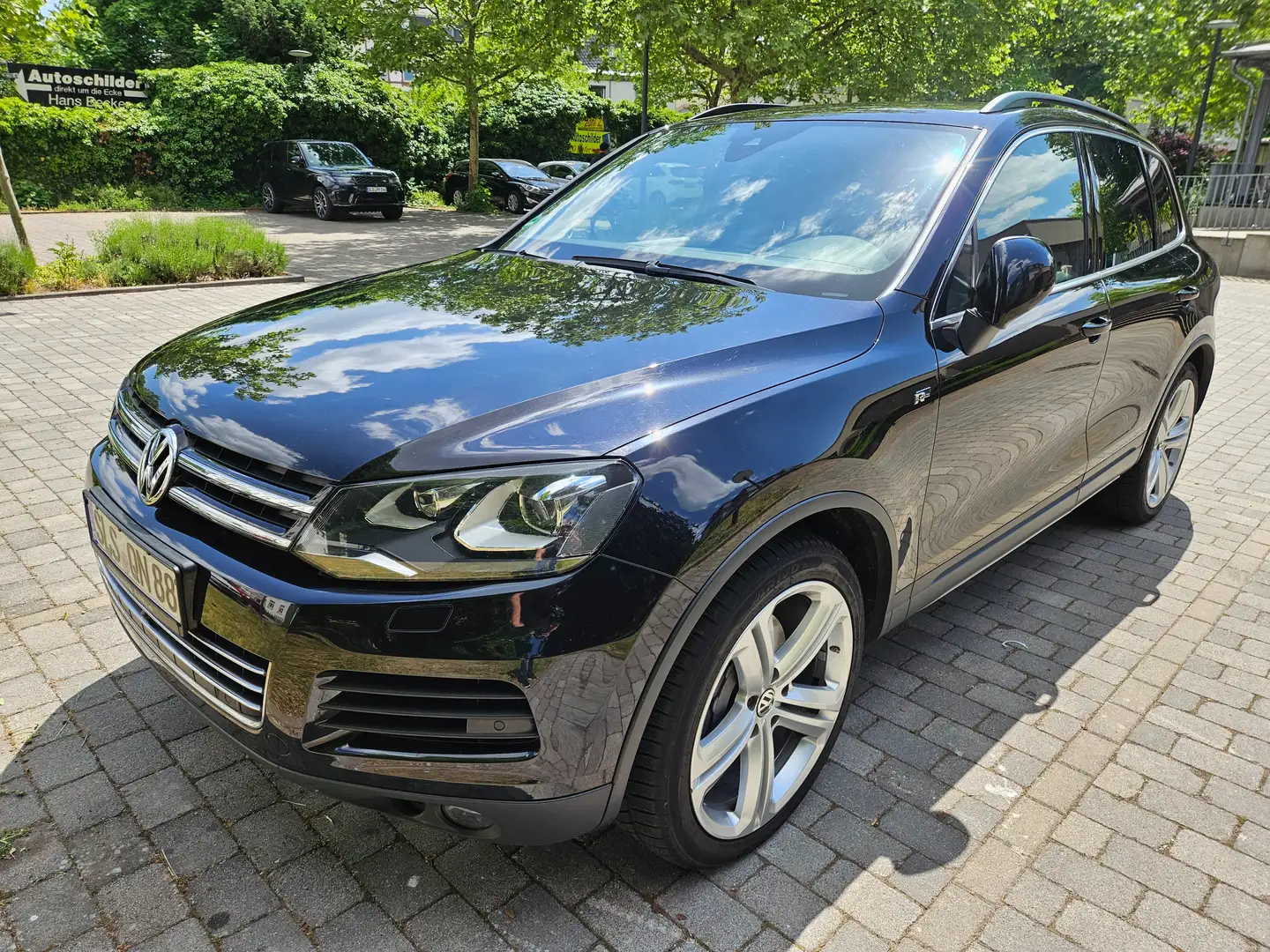 Volkswagen Touareg V8 TDI R line 21 Zoll Standheizung Ahk Schwarz - 1