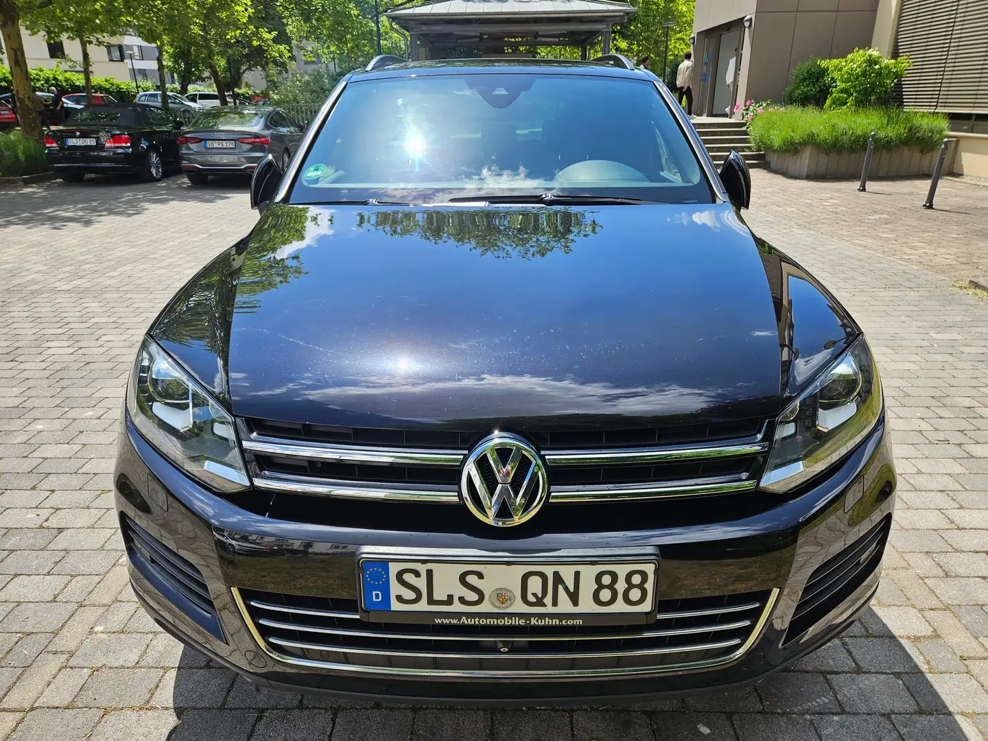 Volkswagen Touareg V8 TDI R line 21 Zoll Standheizung Ahk Schwarz - 2