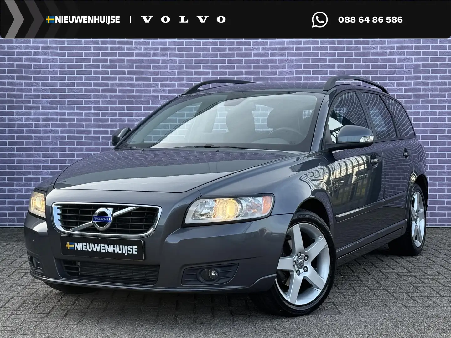 Volvo V50 2.0 Sport | Trekhaak | Cruise control | Dakrails | Gris - 1