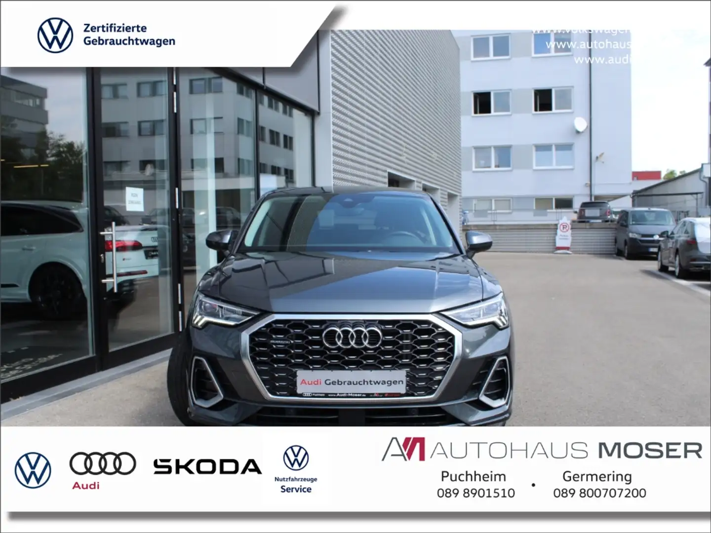 Audi Q3 Sportback 45 TFSI qu.S-tr. S-Line Sthzg*Assist!!! Grau - 1