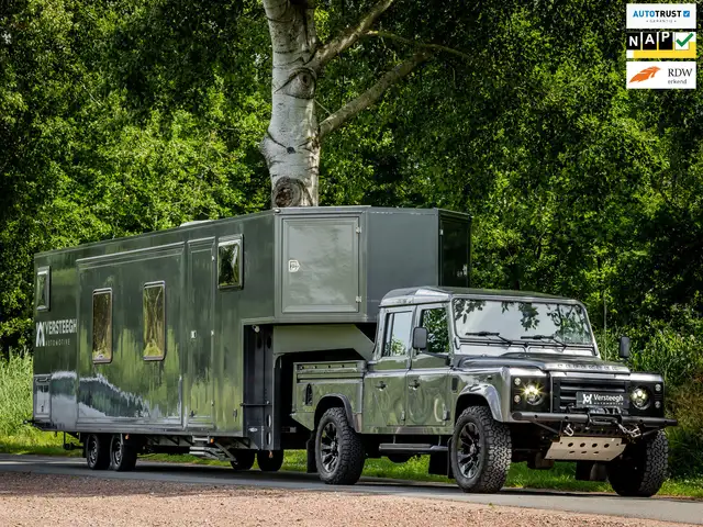 Land Rover Defender 2.2 D 130" S Crew Cab x Bolle Trailer|Zonnepanelen