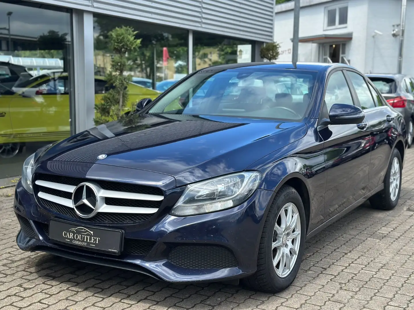 Mercedes-Benz C 220 d | Leder | 2.Hand | Aut. | elektr. Sitze Blau - 1