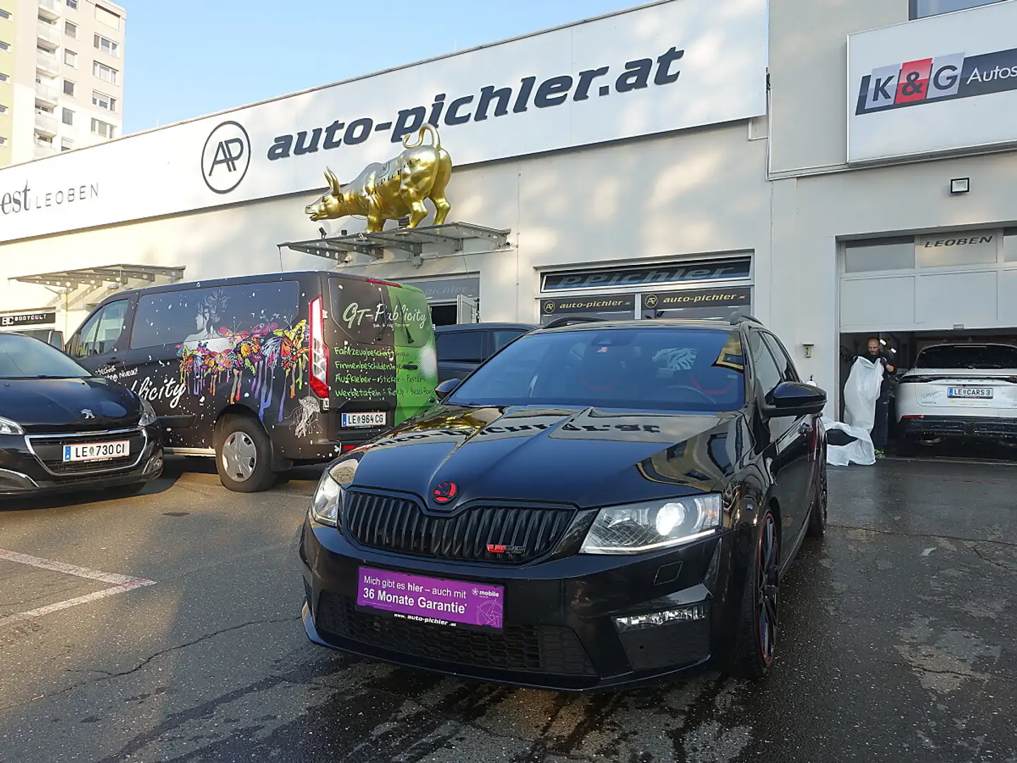 Skoda Octavia Combi RS 2,0 TDI Green tec Schwarz - 1