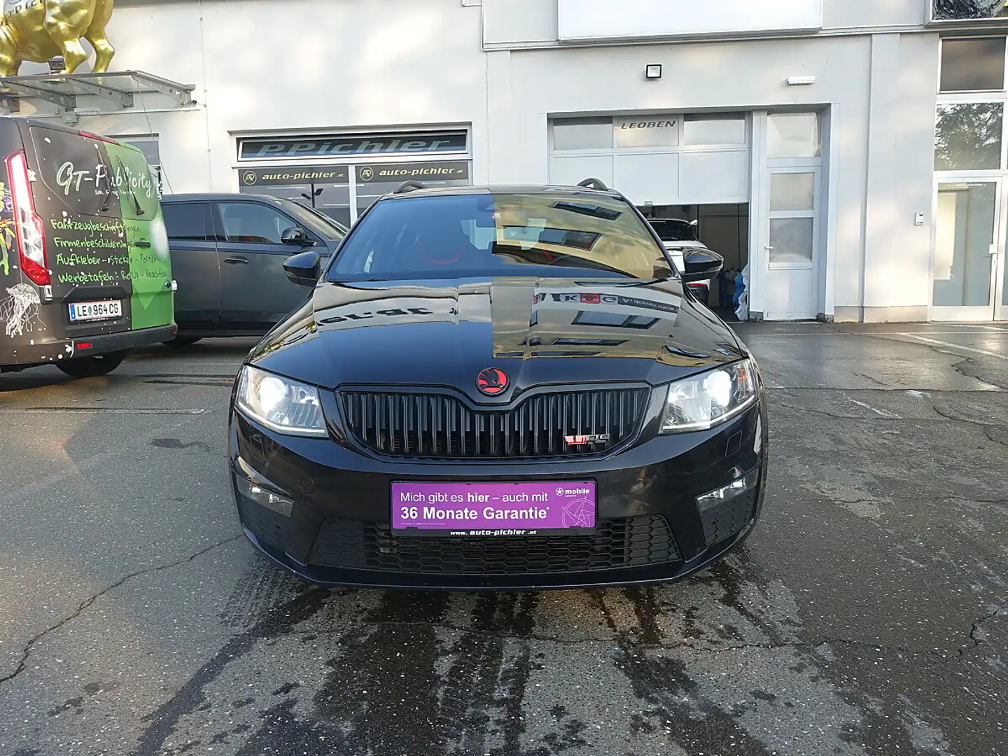 Skoda Octavia Combi RS 2,0 TDI Green tec Schwarz - 2