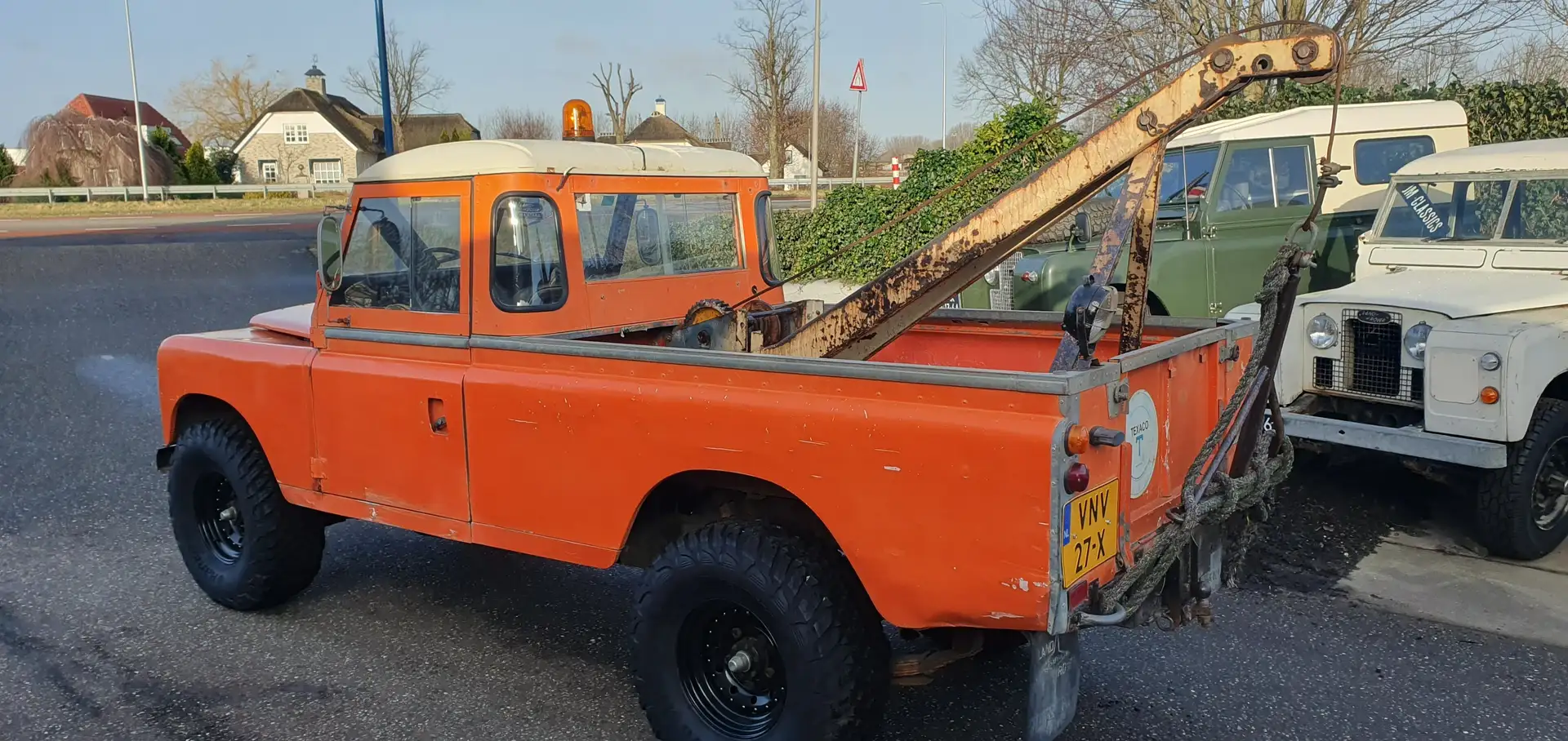 Land Rover Series 109 STUURBEKRACHTIGING Orange - 2