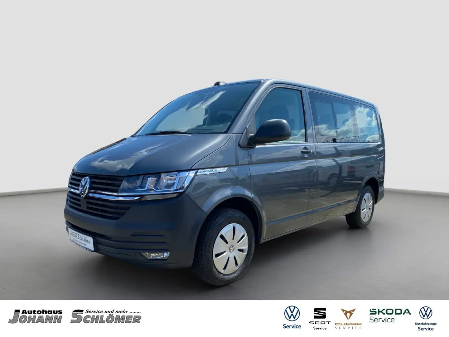 Volkswagen T6.1 Transporter 2.0 TDI Caravelle Trendline KLIMA BT BC MFL Klima Grau - 1