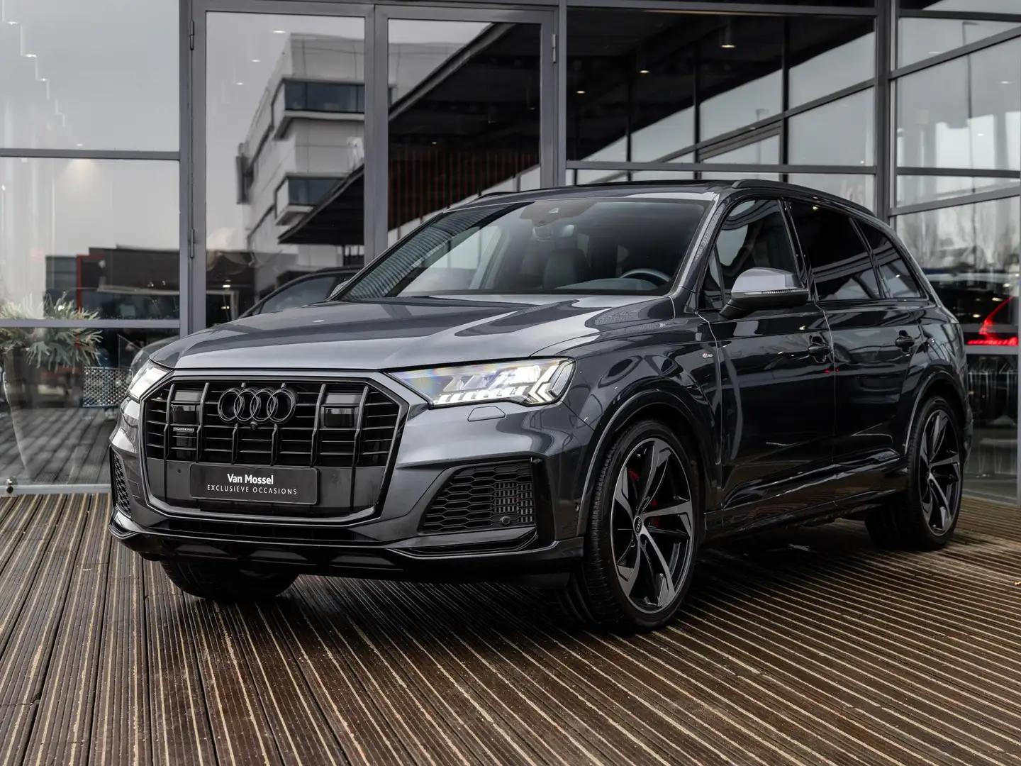 Audi Q7 55 TFSI quattro Pro Line S 7p | BANG & OLUFSEN | S Grau - 2