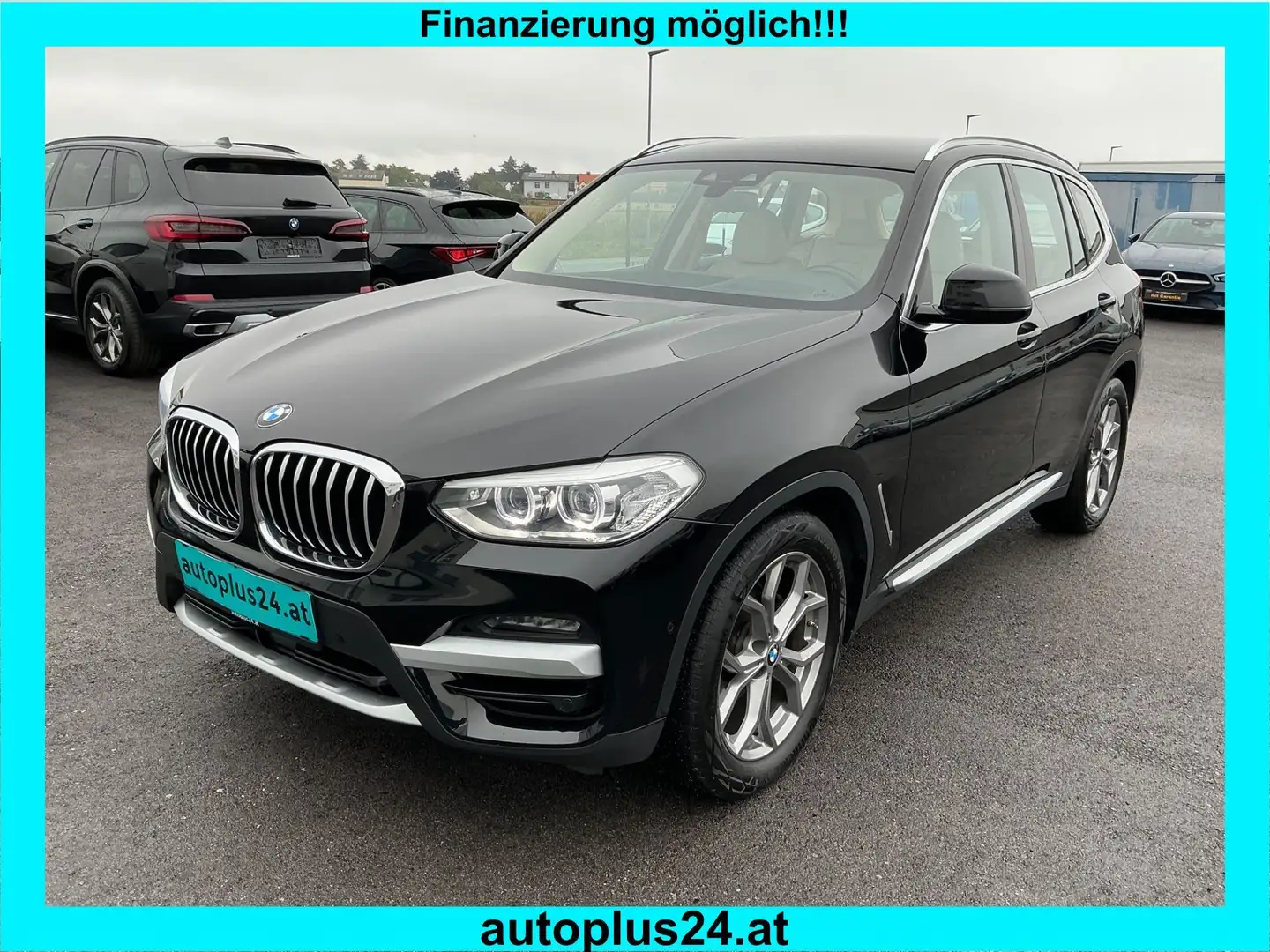 BMW X3 sDrive 18d Aut. *LEDER, HEAD-UP, NAVI Schwarz - 1