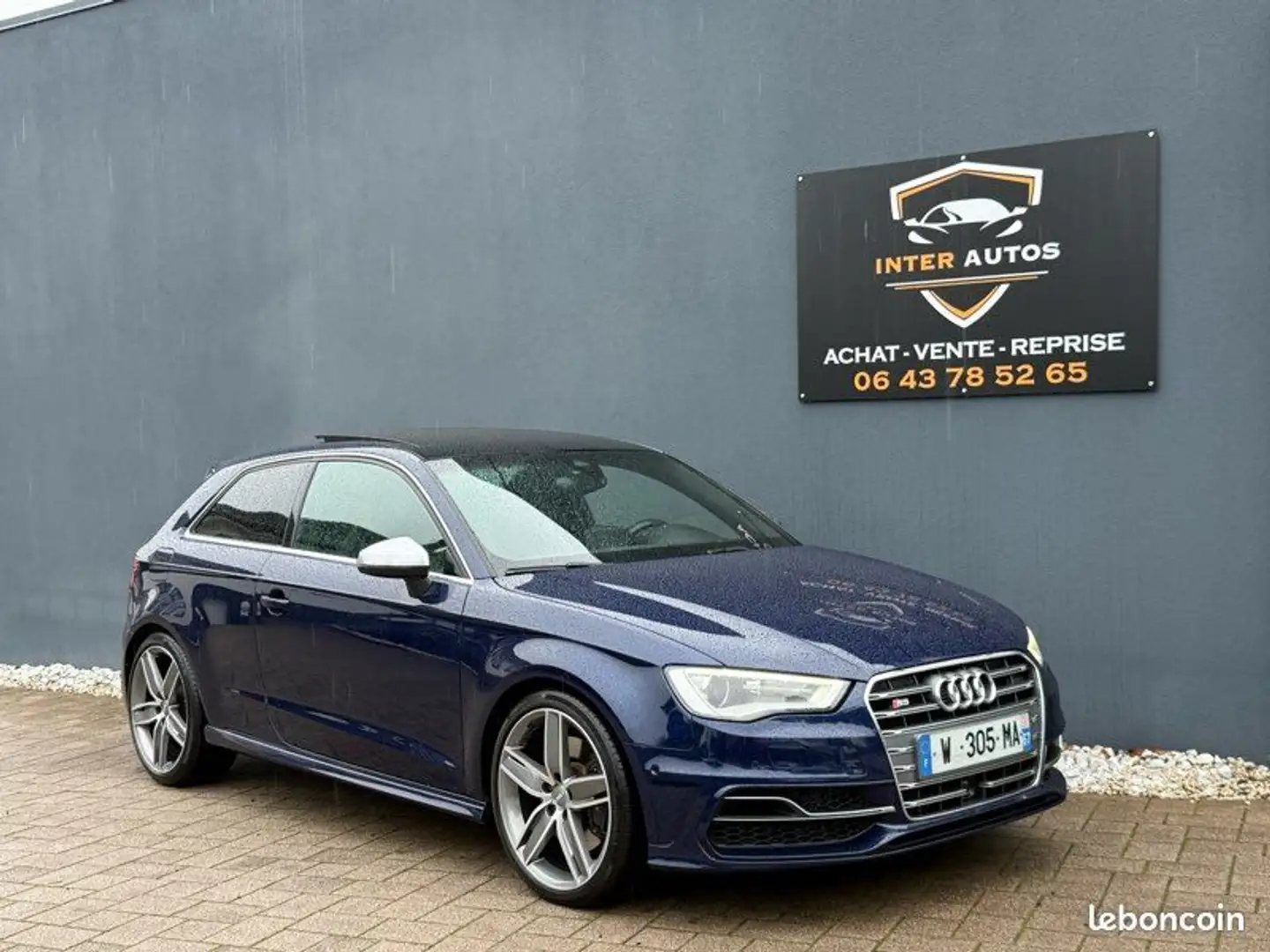 Audi S3 Quattro 300ch Bleu - 1