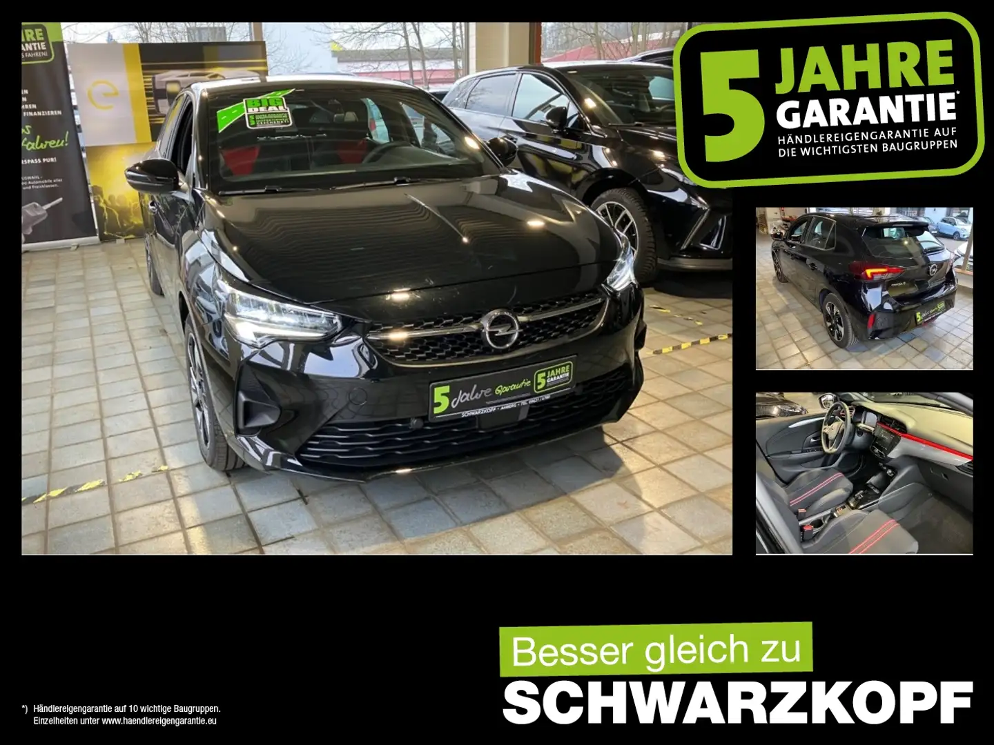 Opel Corsa-e F GS Line LED+SHZ+Fernlichtass.+KlimaA Schwarz - 1