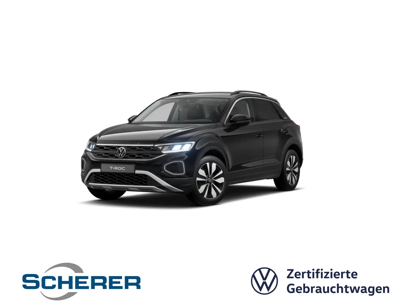 Volkswagen T-Roc GOAL 1.5 TSI DSG LED AHK REAR VIEW ACC APP Schwarz - 1