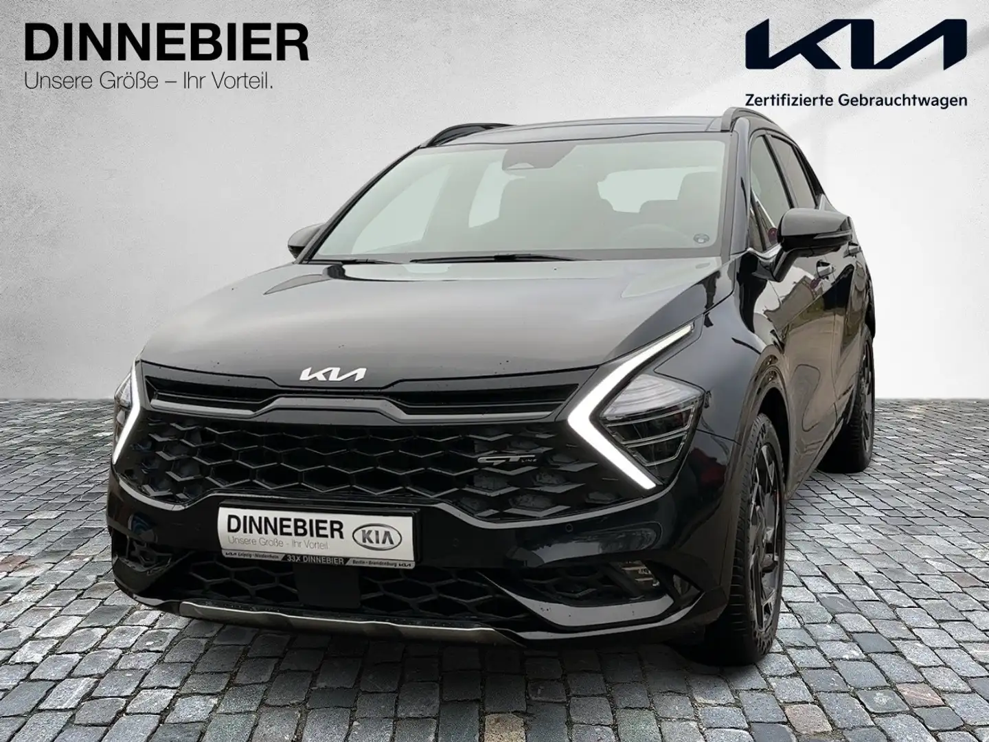 Kia Sportage GT-Line 1.6T AWD+Glasdach+360°+LED Schwarz - 2