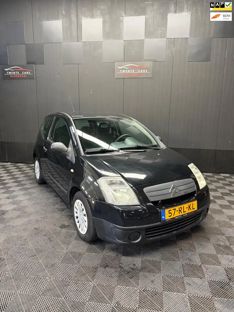 Citroen C2 1.1i Furio | Airco | Nieuwe APK | Zwart - 1