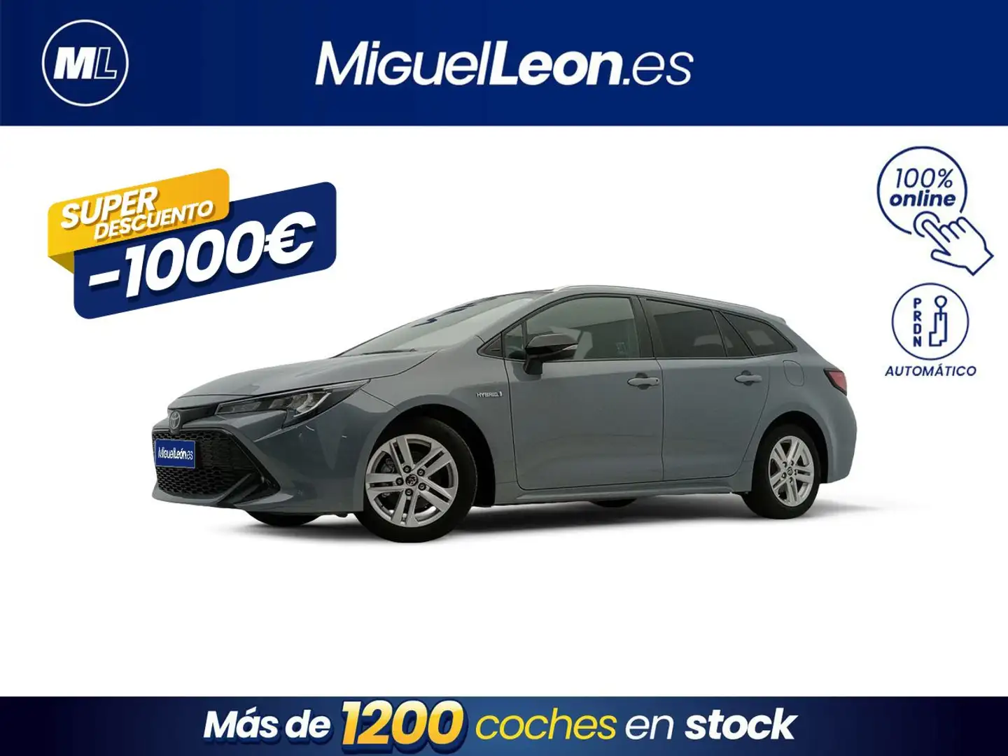 Toyota Corolla 1.8 125H ACTIVE TECH E-CVT TOU SPORT Gris - 1