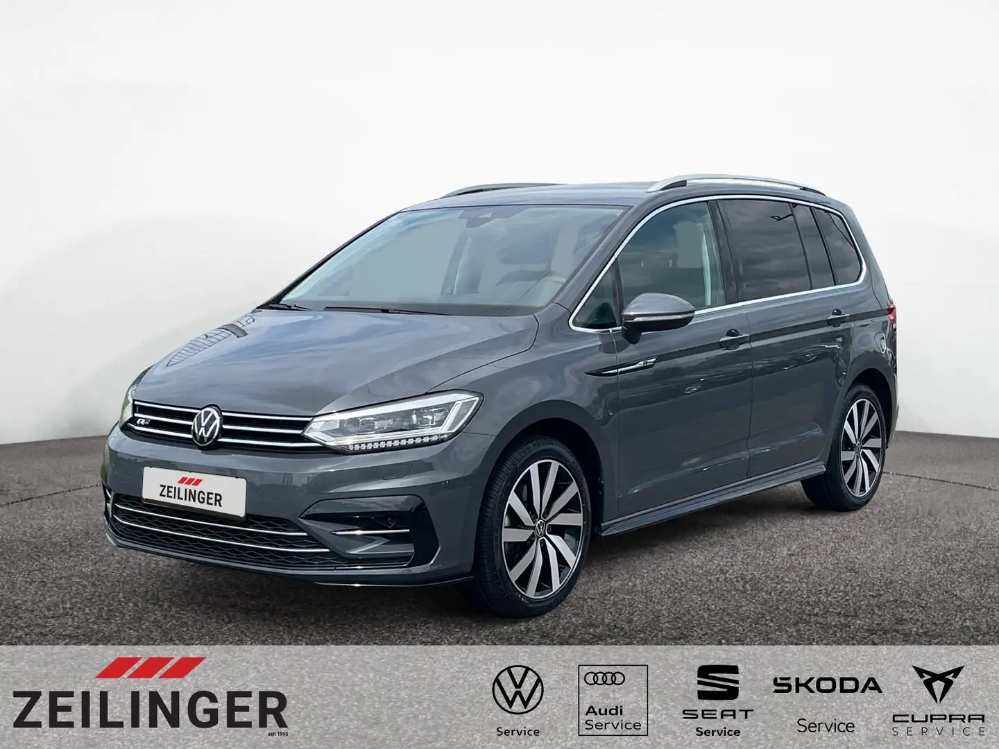 Volkswagen Touran Highline TSI DSG|R-LINE EXT|7-S|AHK|eHECK Grau - 1