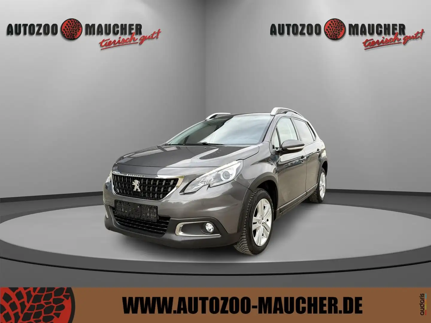 Peugeot 2008 Signature 1.2PureTech SHZ/PANO/PDC/Metallic Gris - 1