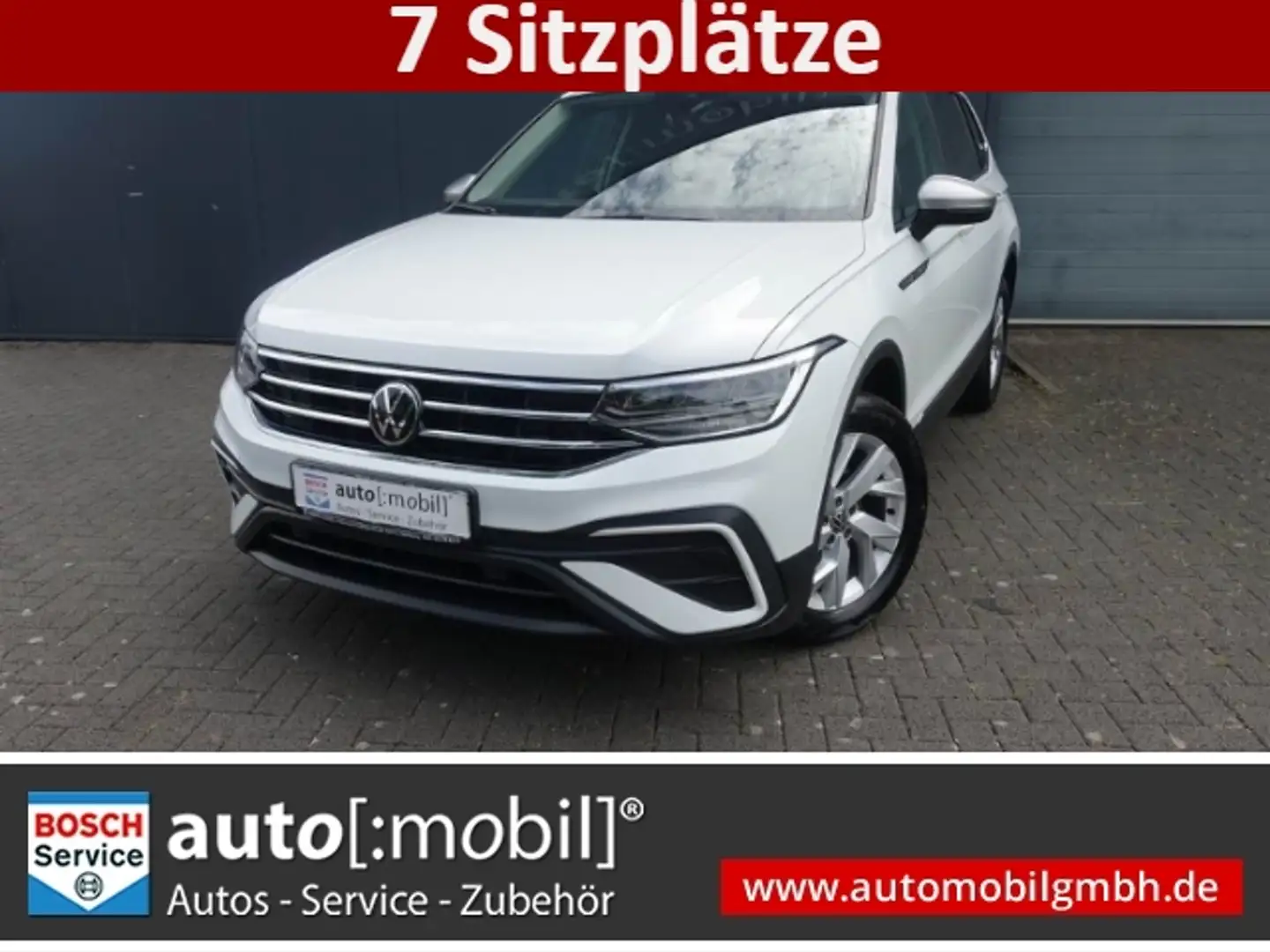 Volkswagen Tiguan Allspace 1.5 TSI DSG+LIFE+ANHÄNGEKUPPLUNG+SITZHEIZUNG Weiß - 1