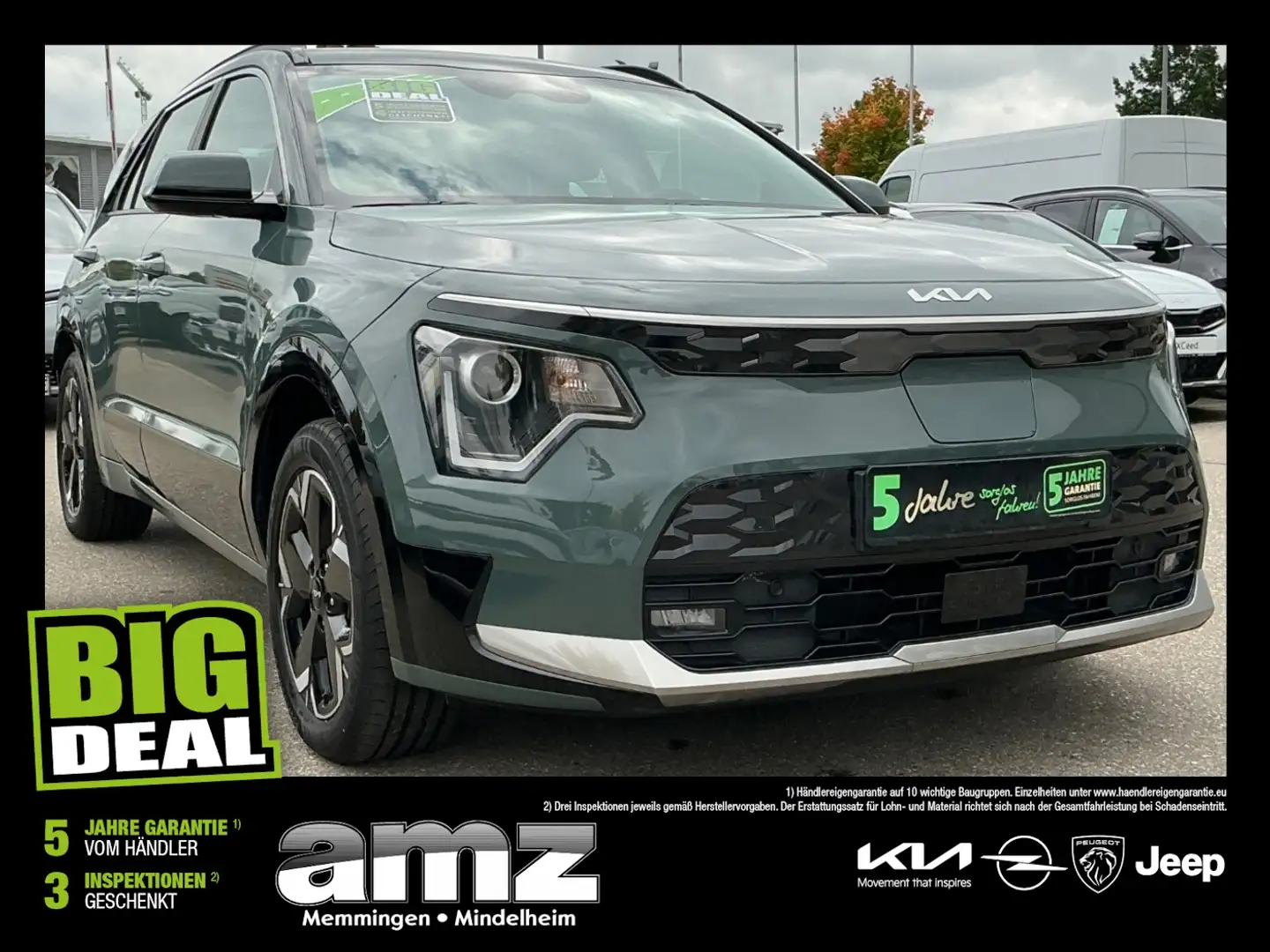 Kia Niro EV (64,8kWh) Vision ACC+Navi+SHZ+2xKlima Grün - 1