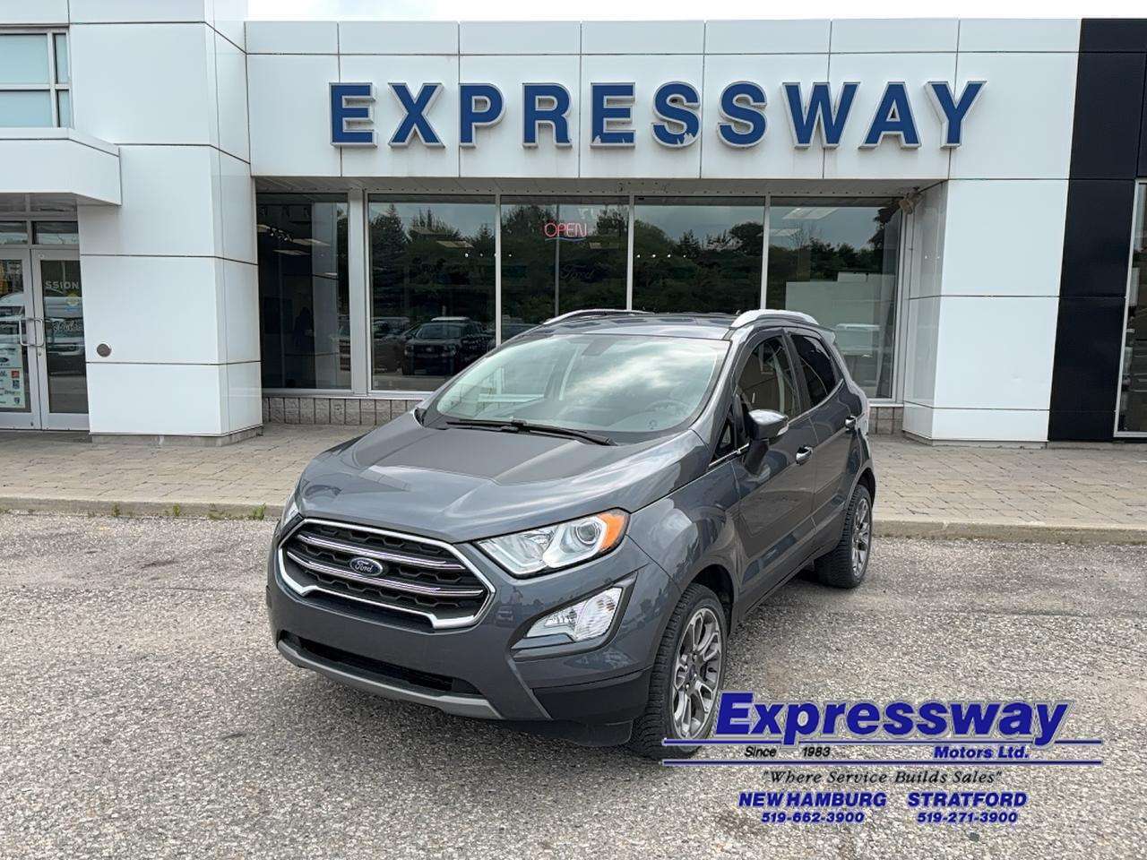 2022 Ford EcoSport TITANIUM, HEATED WHEEL, 17'S, SPORT DECAL! LOW KMS