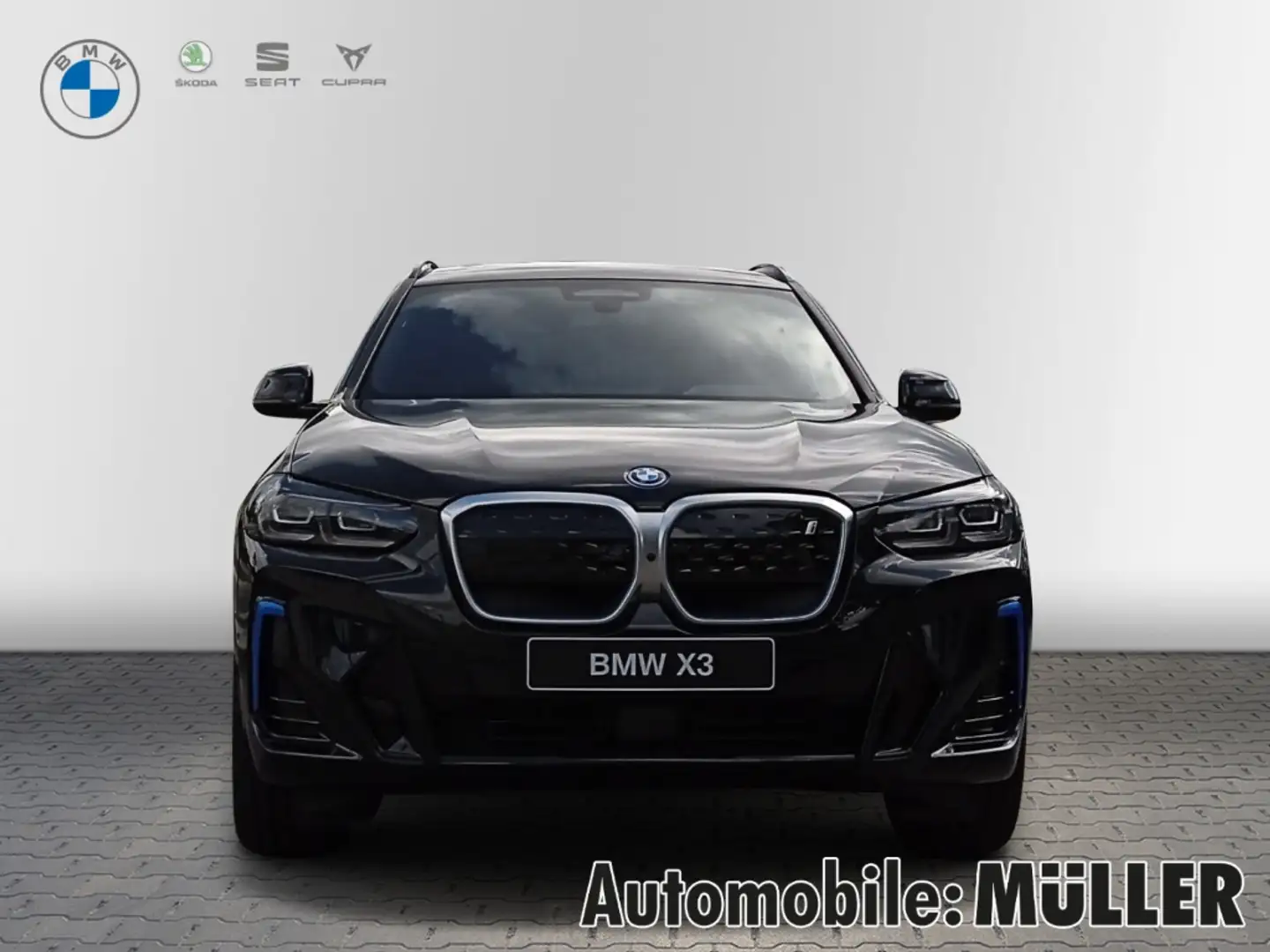 BMW iX3 Impressive Park-Assistent Sportpaket HUD AD AHK-kl Siyah - 2