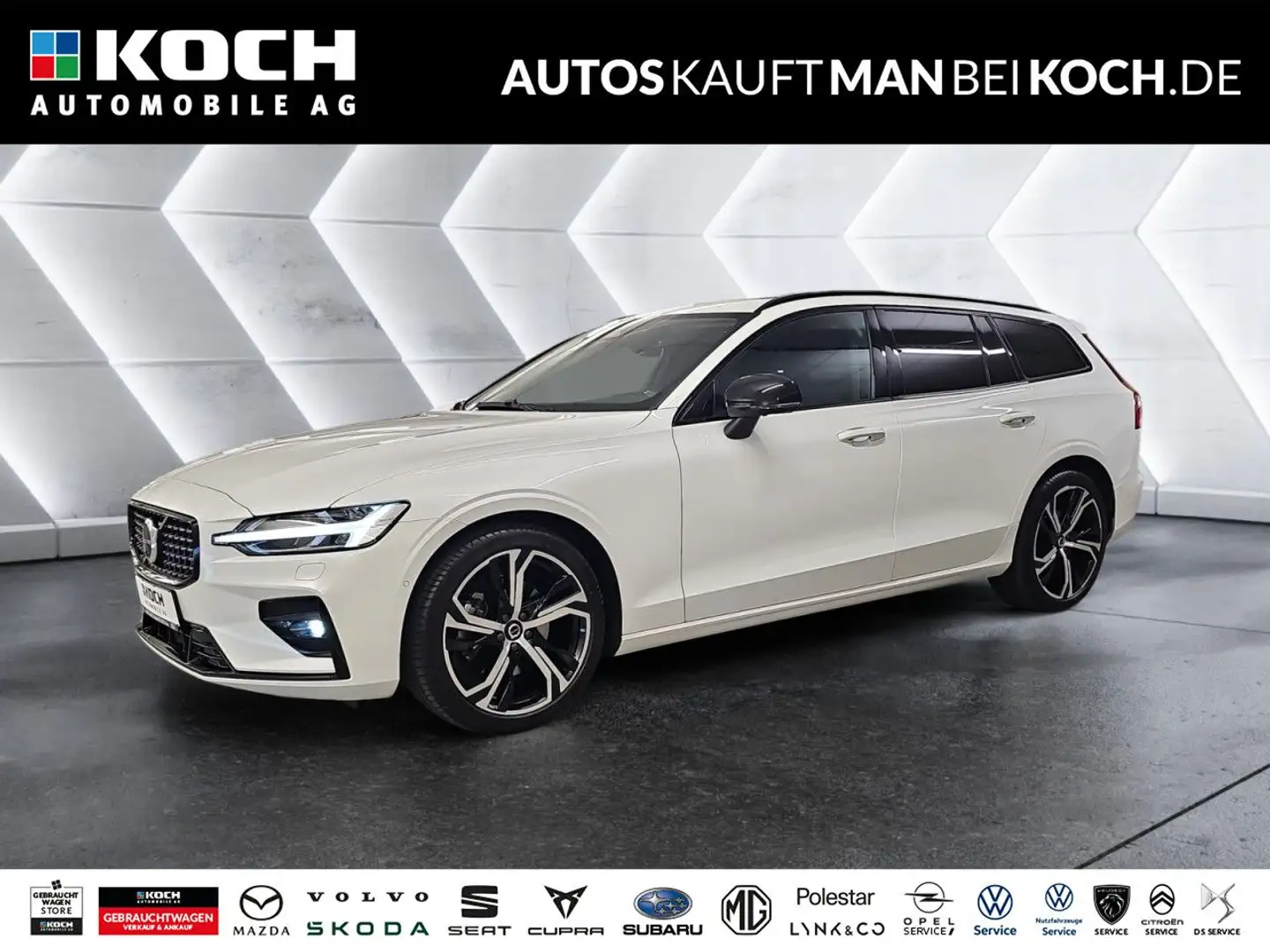 Volvo V60 B4 Plus Dark ACC BLIS PANO STDHz V-LED 360v! Blanc - 1