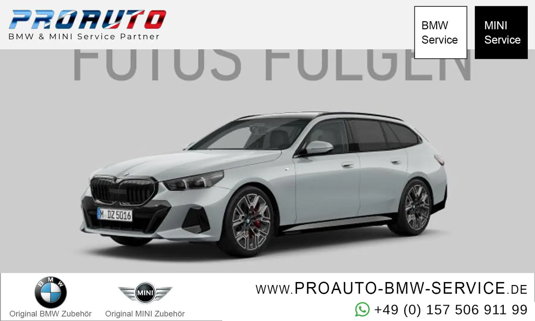 BMW 520 d xDrive Tour M Sport Pro K.Zg/HUD/Pano/360°/20 Grau - 1