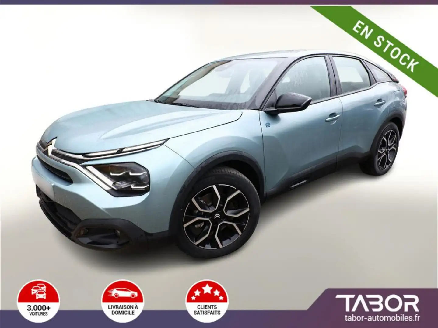 Citroen C4 e- 50kWh Feel Pack 10"-GPS Keyl cam Bleu - 1
