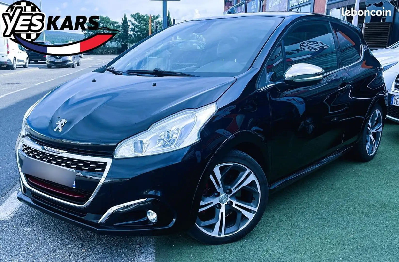 Peugeot 208 1.6 THP 200ch GTI 3p-CARNET A JOUR-MOTEUR CHAINE Schwarz - 1
