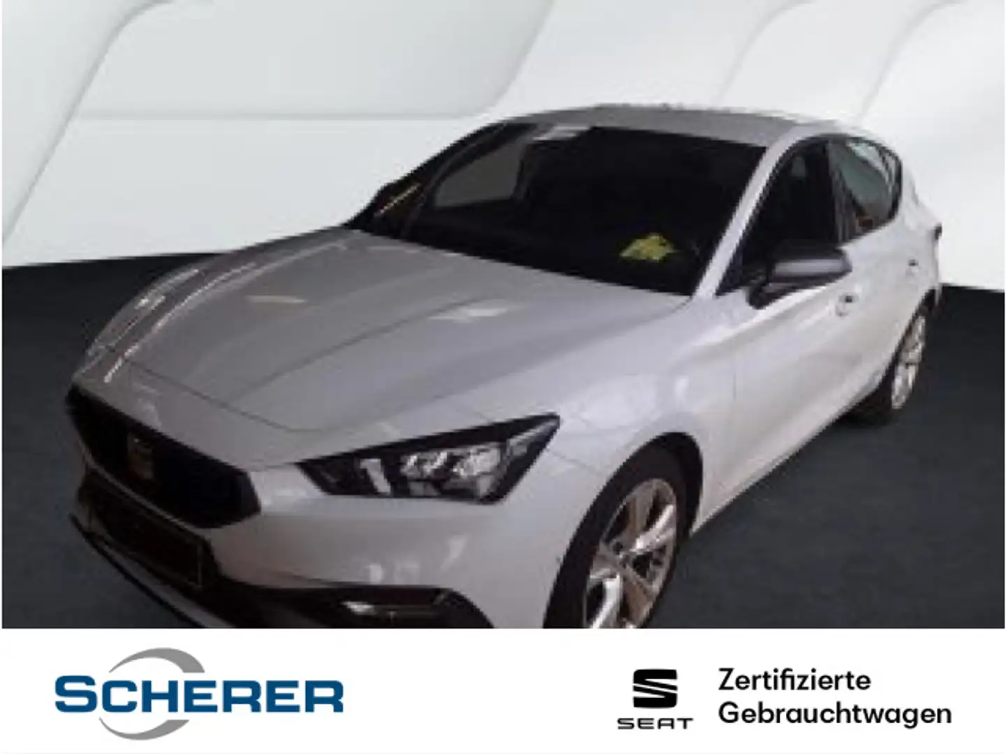 SEAT Leon 2.0 TDI FR DSG Navi, ACC, RFK Weiß - 1