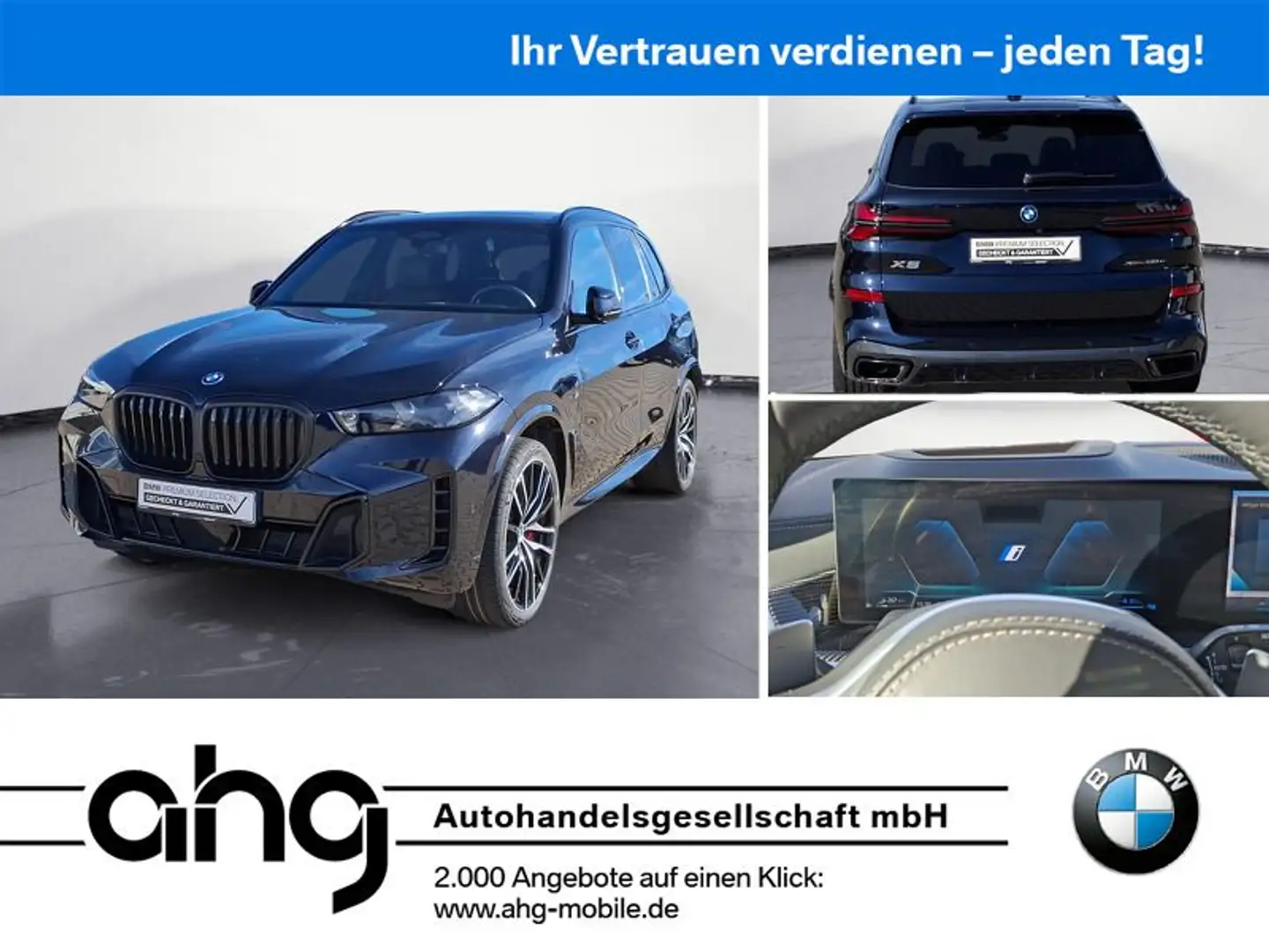 BMW X5 xDrive50e M Sportpaket Innovationsp. Panorama Negro - 1