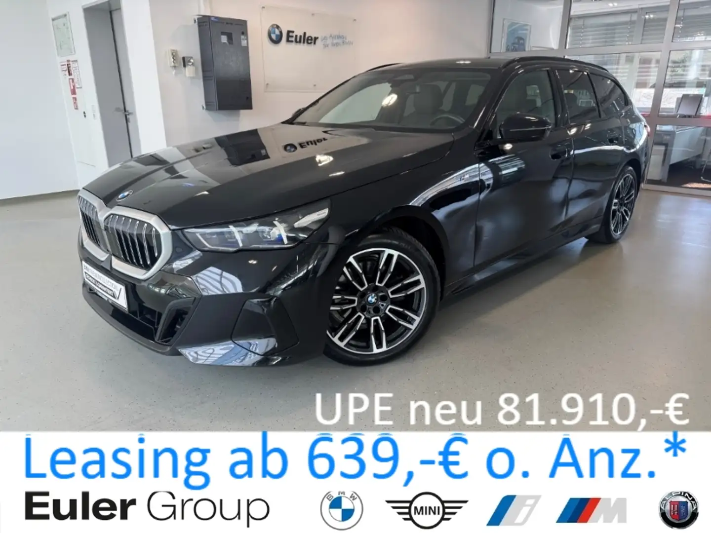 BMW 520 d Tour. M Sport AHK Pano H/K StandHz PAProf Travel Schwarz - 1