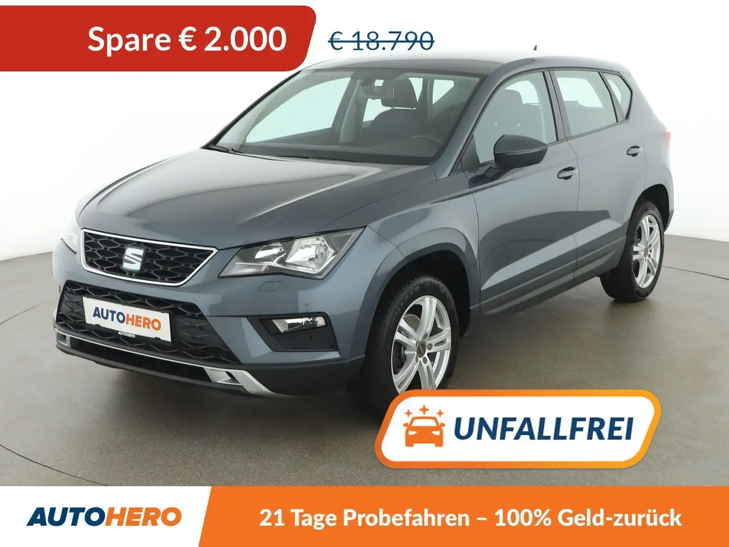 SEAT Ateca 1.6 TDI Style Gris - 1
