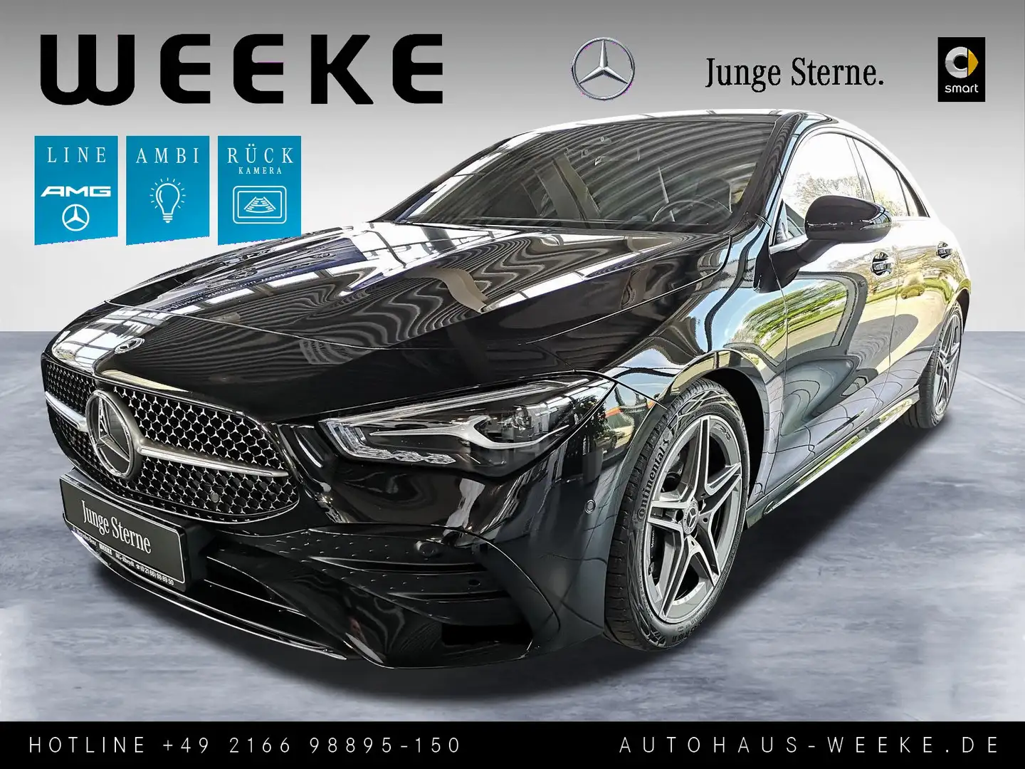 Mercedes-Benz CLA 200 Coupé AMG Line ADVANCED PLUS+SMARTPHONE- Schwarz - 1