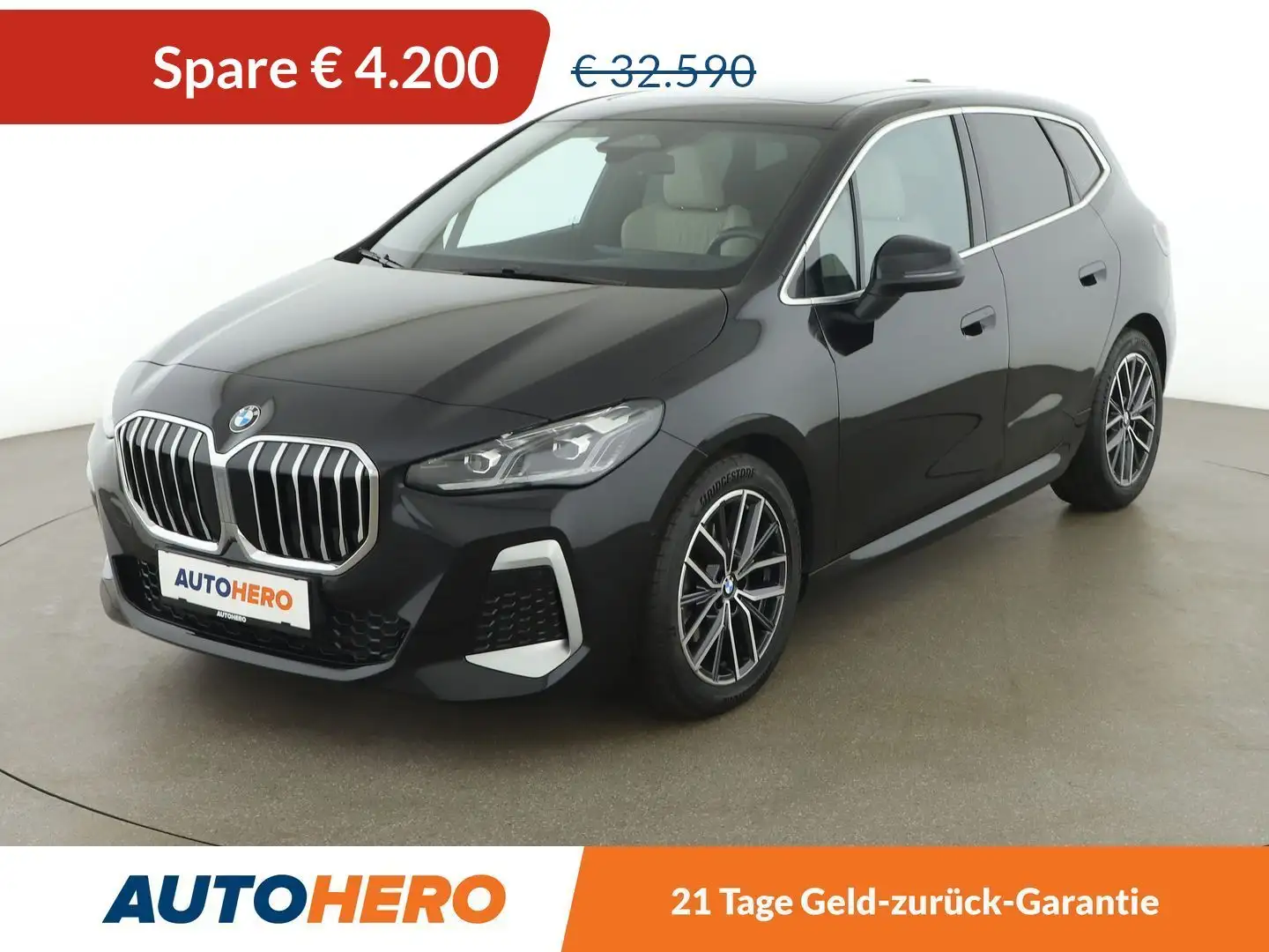 BMW 218 218d Active Tourer M Sport Schwarz - 1