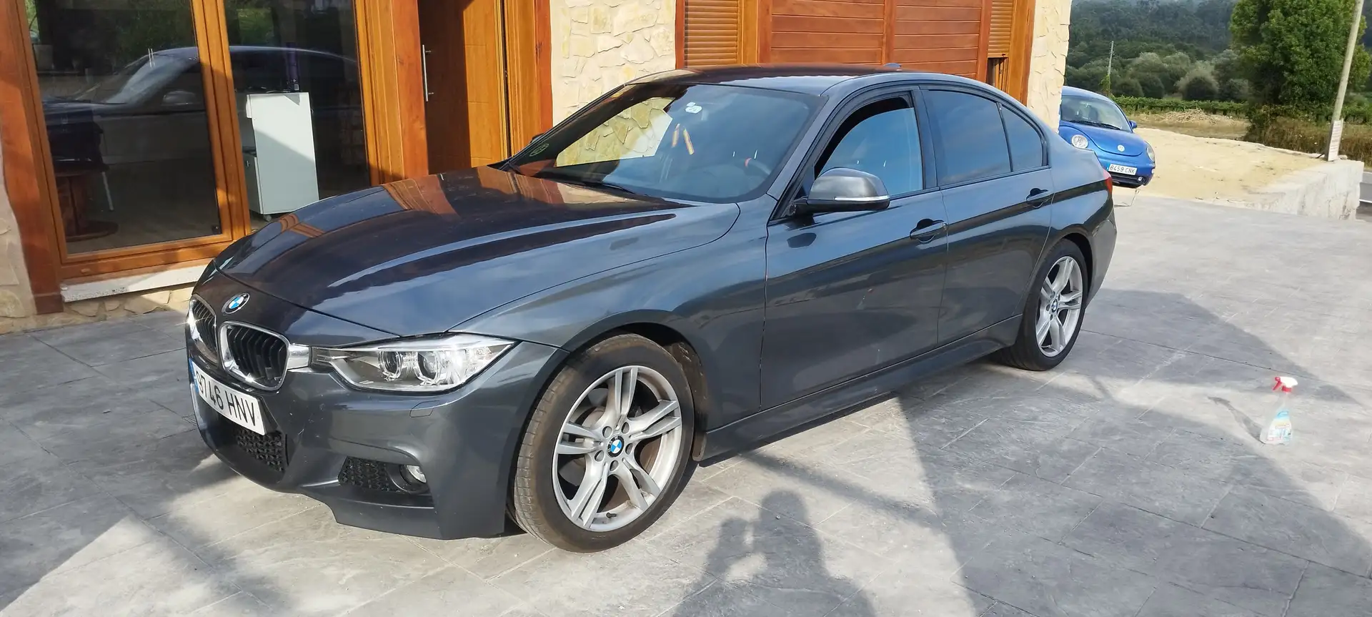 BMW 318 318d Sport Sport Gris - 1