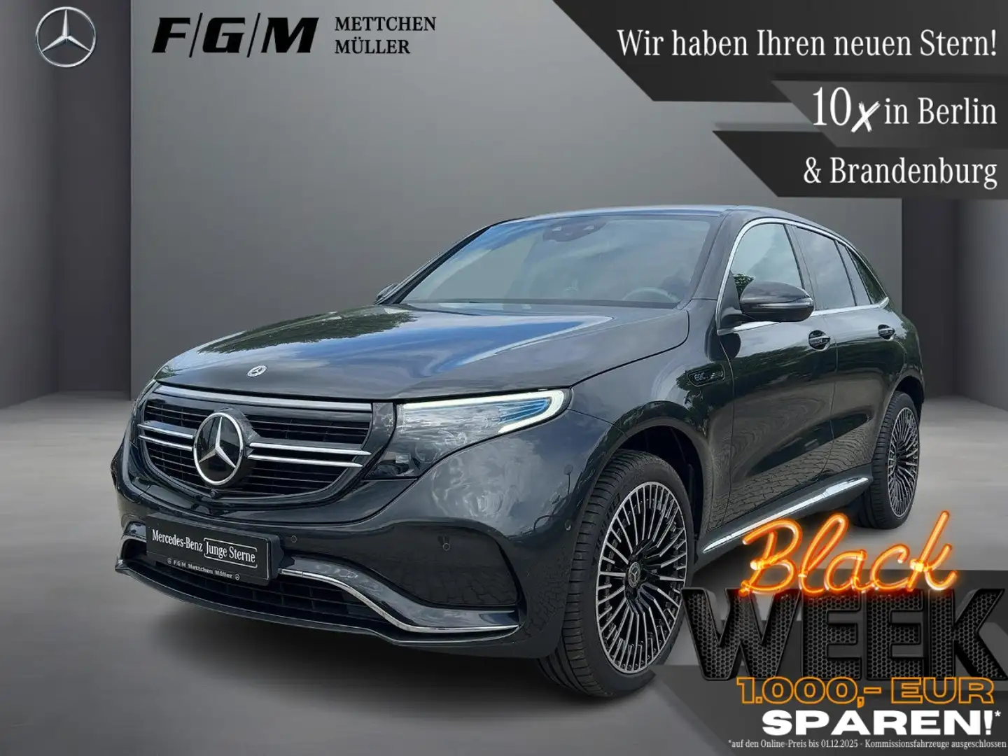 Mercedes-Benz EQC 400 EQC400 4M AMG Line MBeam|TWA|360|Sitzhz|360 Grau - 1