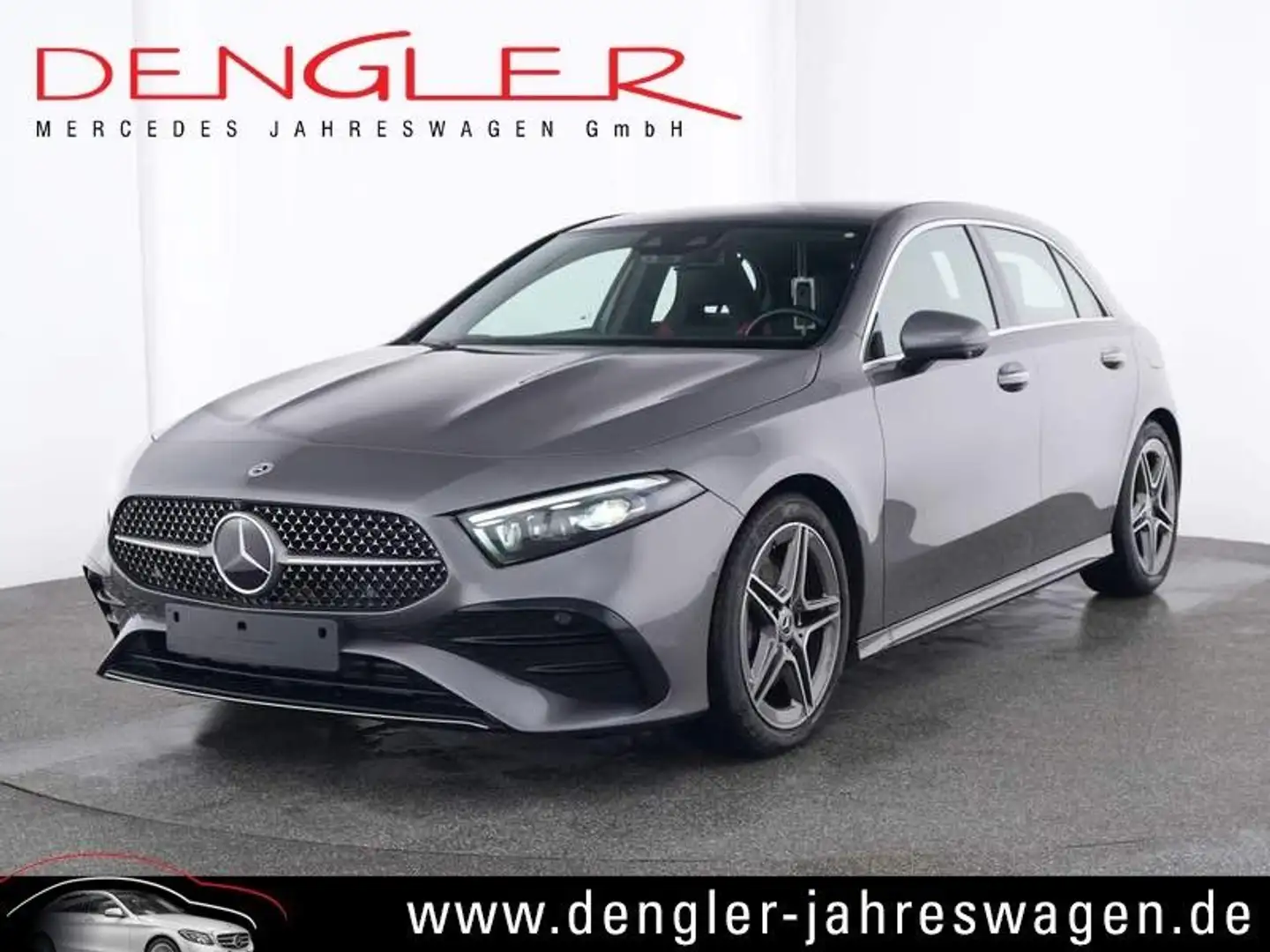 Mercedes-Benz A 220 d TOP EXTRAS*LEDER ROT AMG Line Premium + Gris - 1