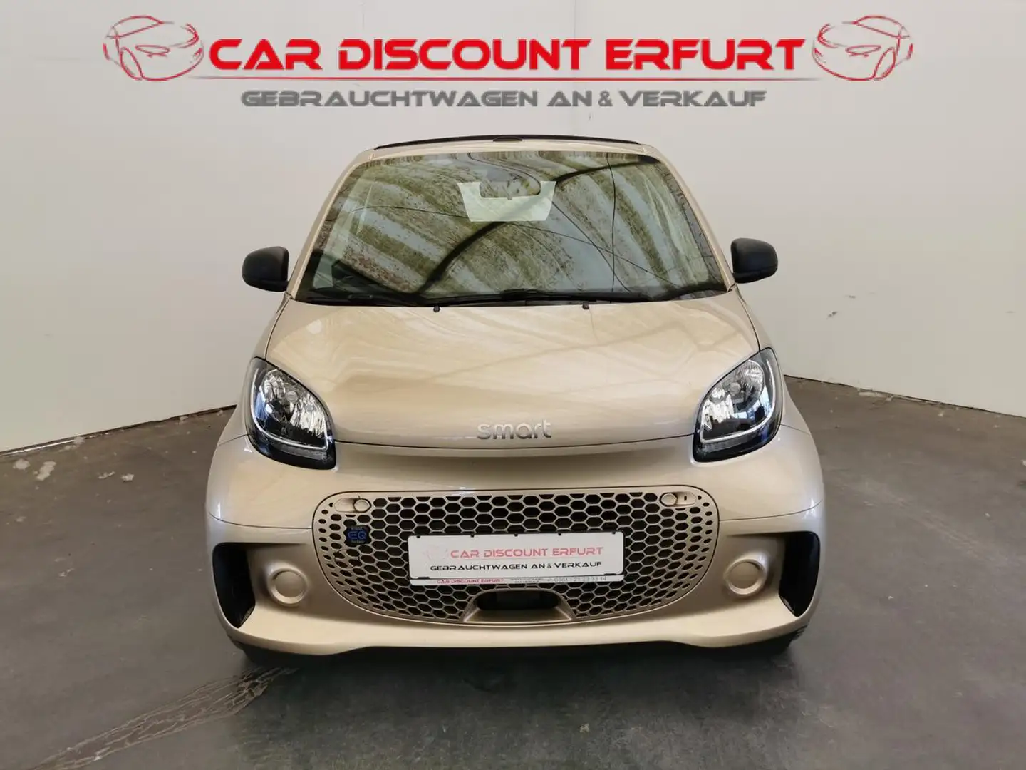 smart forTwo EQ Cabrio-1.Hand-Sitzheizung-Klima-DAB- Beige - 1